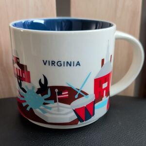 Starbucks Virginia "You Are Here Series" 14 oz. Skyline Mug.  NWOT